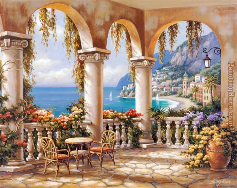 Terrace Arch I painting - Sung Kim Terrace Arch I art painting